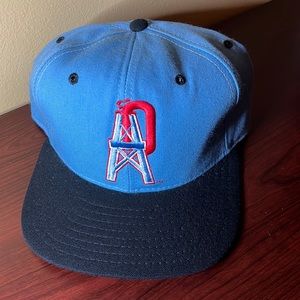 Houston Oilers New Era adjustable vintage ballcap. Probably from early 1990s.